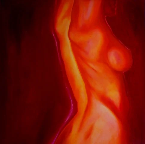 Belly.  Oil on canvas.  60 x 90cm.  SOLD