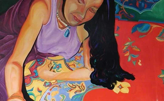 Rebecca.  Oil on canvas.  SOLD