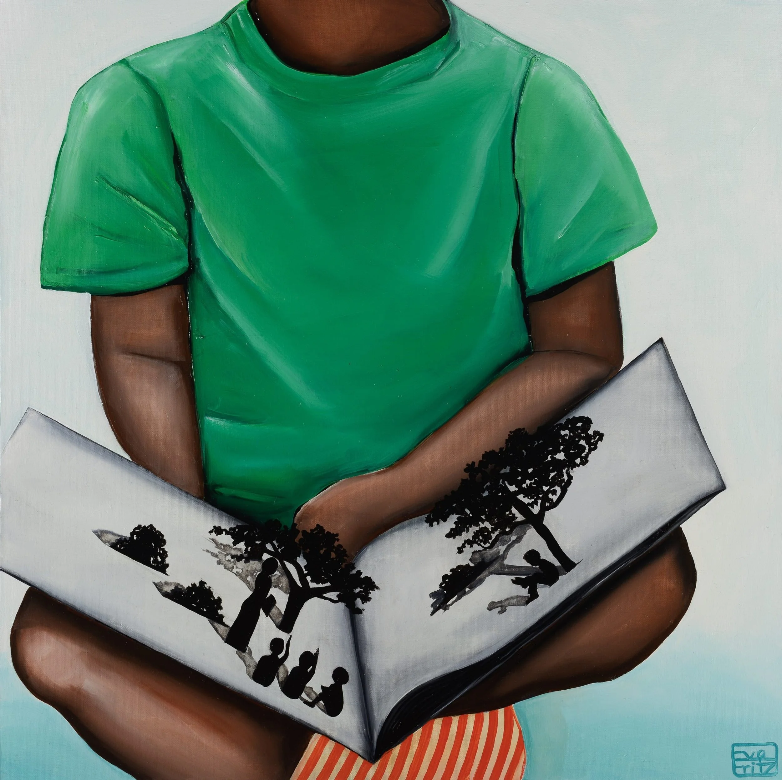 Education.  Oil on canvas. as. 60 x 90cm.  SOLD