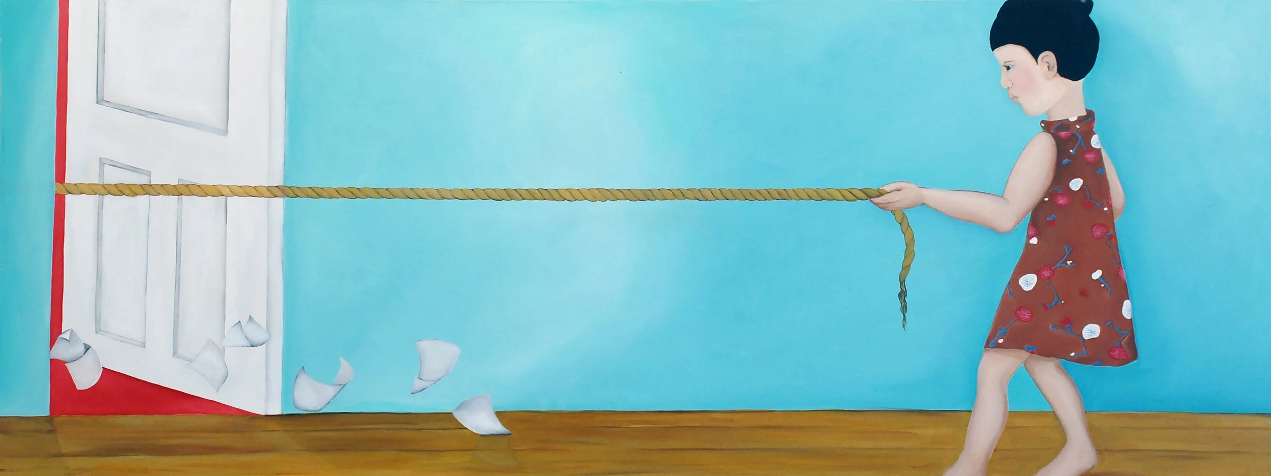 A Cultural Divide.  Oil on Canvas.  SOLD