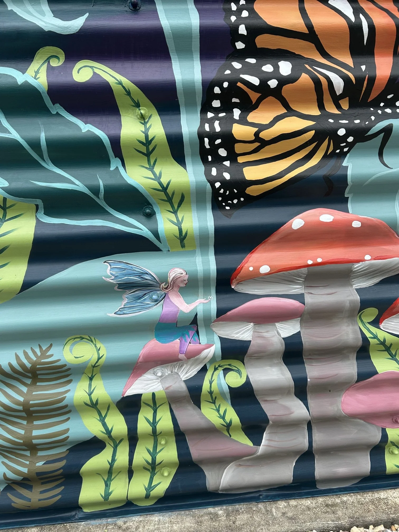 Water tank mural