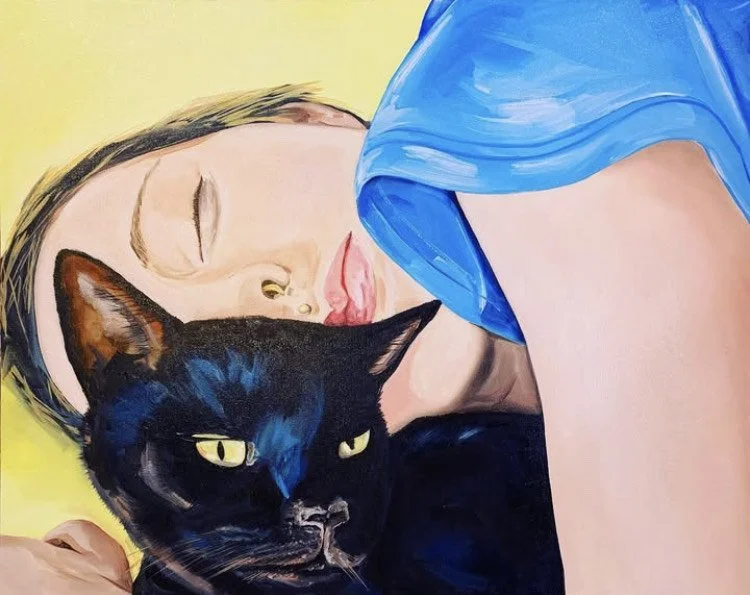 Dalia.  Oil on canvas.  SOLD