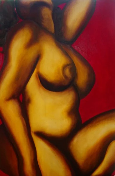 Something to Hold.  Oil on canvas.  60 x90cm.  SOLD