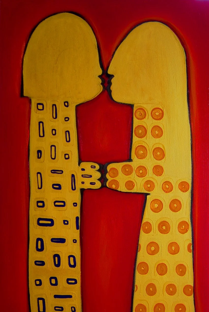 The Wedding.  Oil on canvas. 60 c 90cm.  SOLD