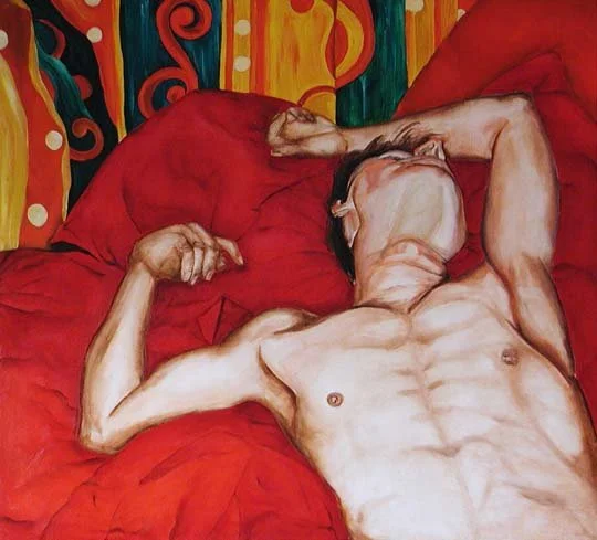 Christian.  Oil on canvas.  