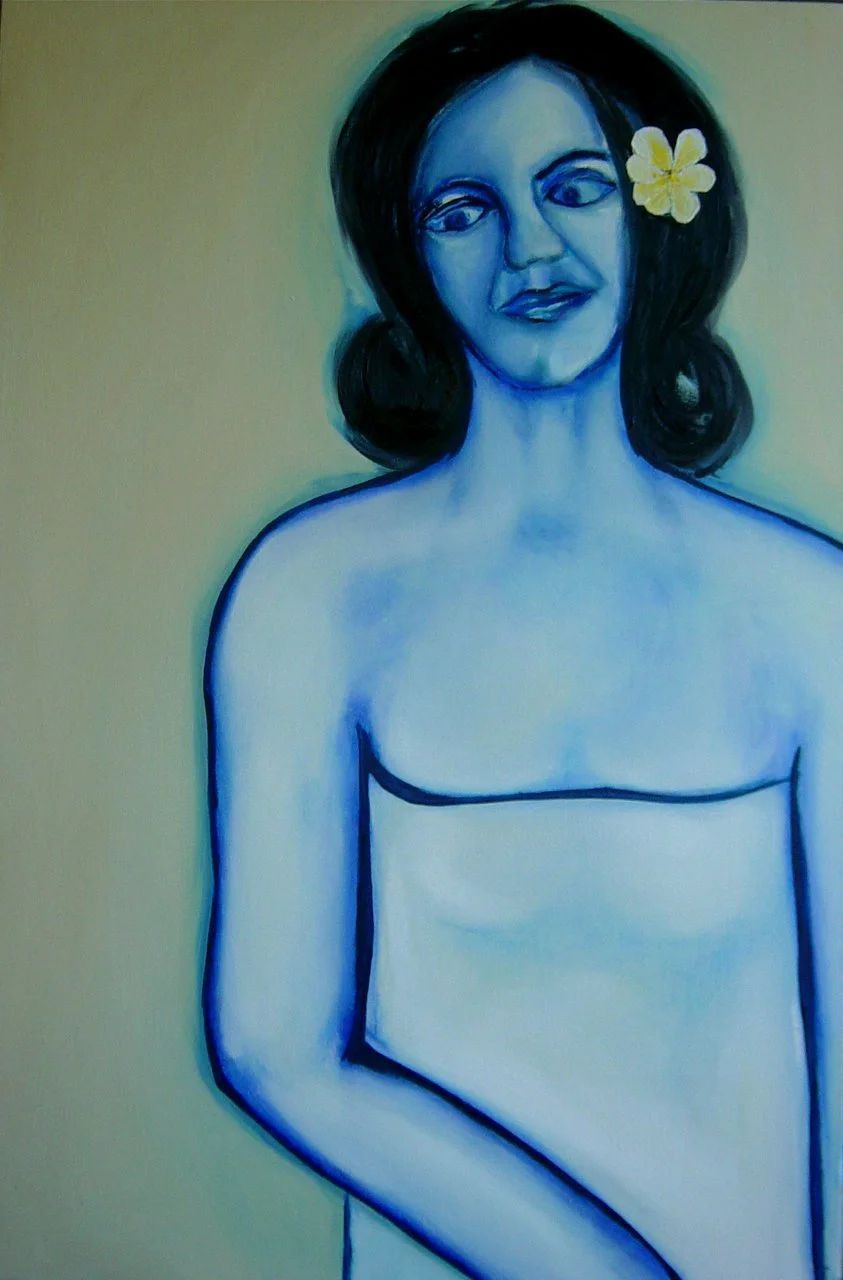 Wallflower.  Oil on canvas.  60 x90cm.  SOLD