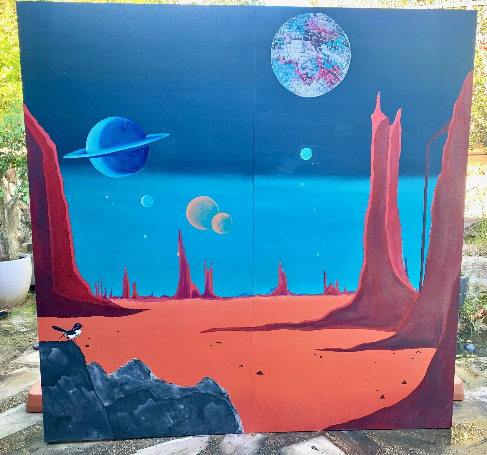 Band bio shoot background scenic