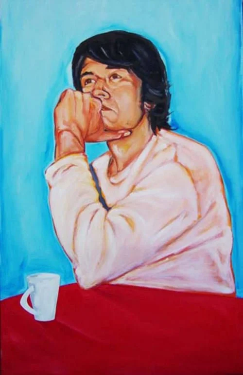 Guy Webster.  Oil on canvas.  SOLD