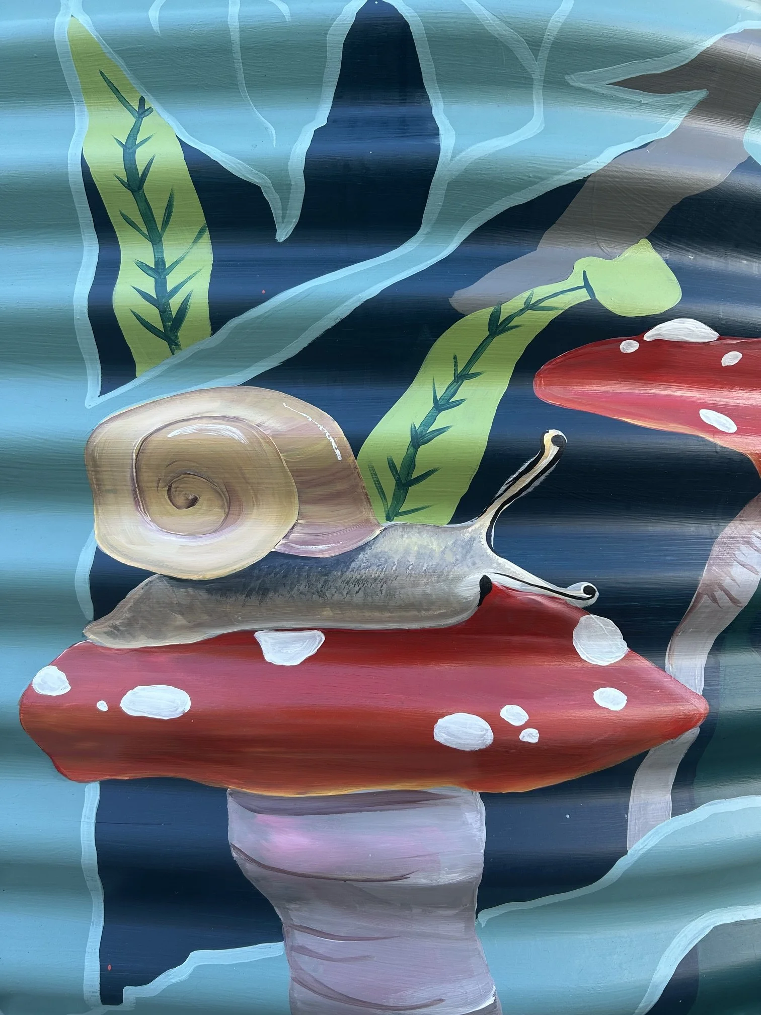 Water tank mural
