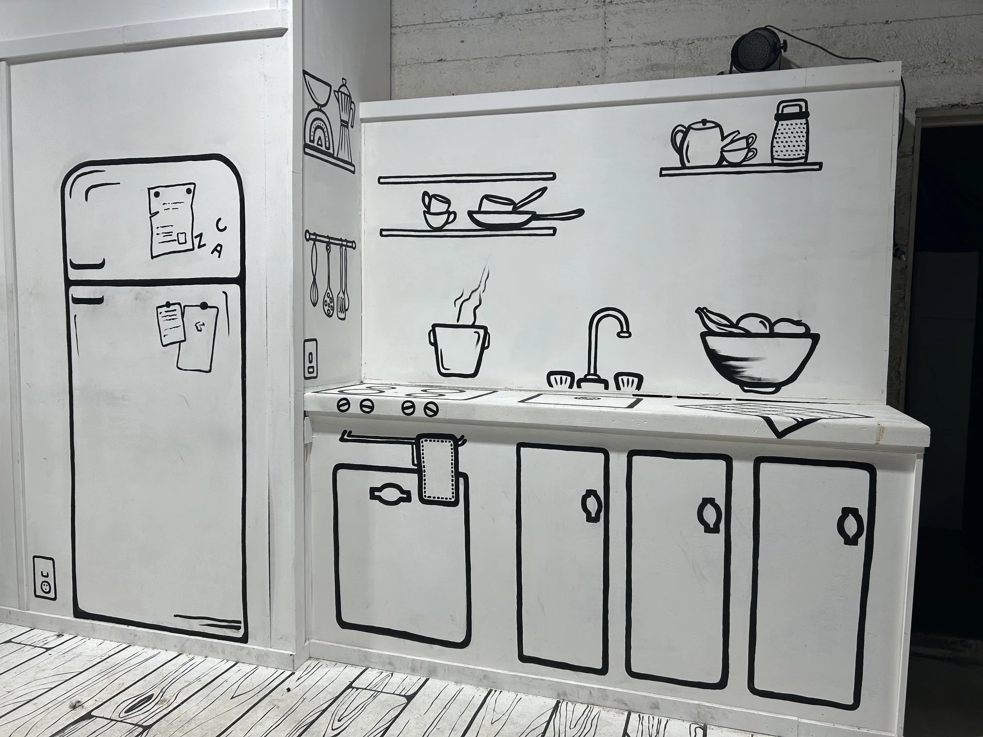 Life size cartoon house