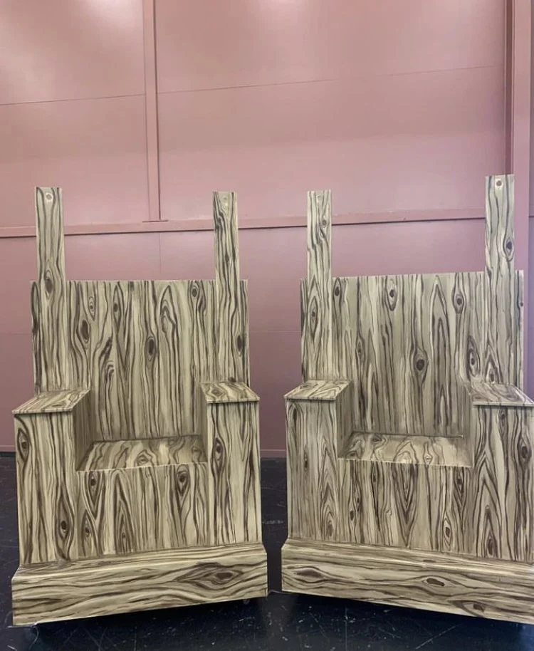 Community theatre chairs scenic
