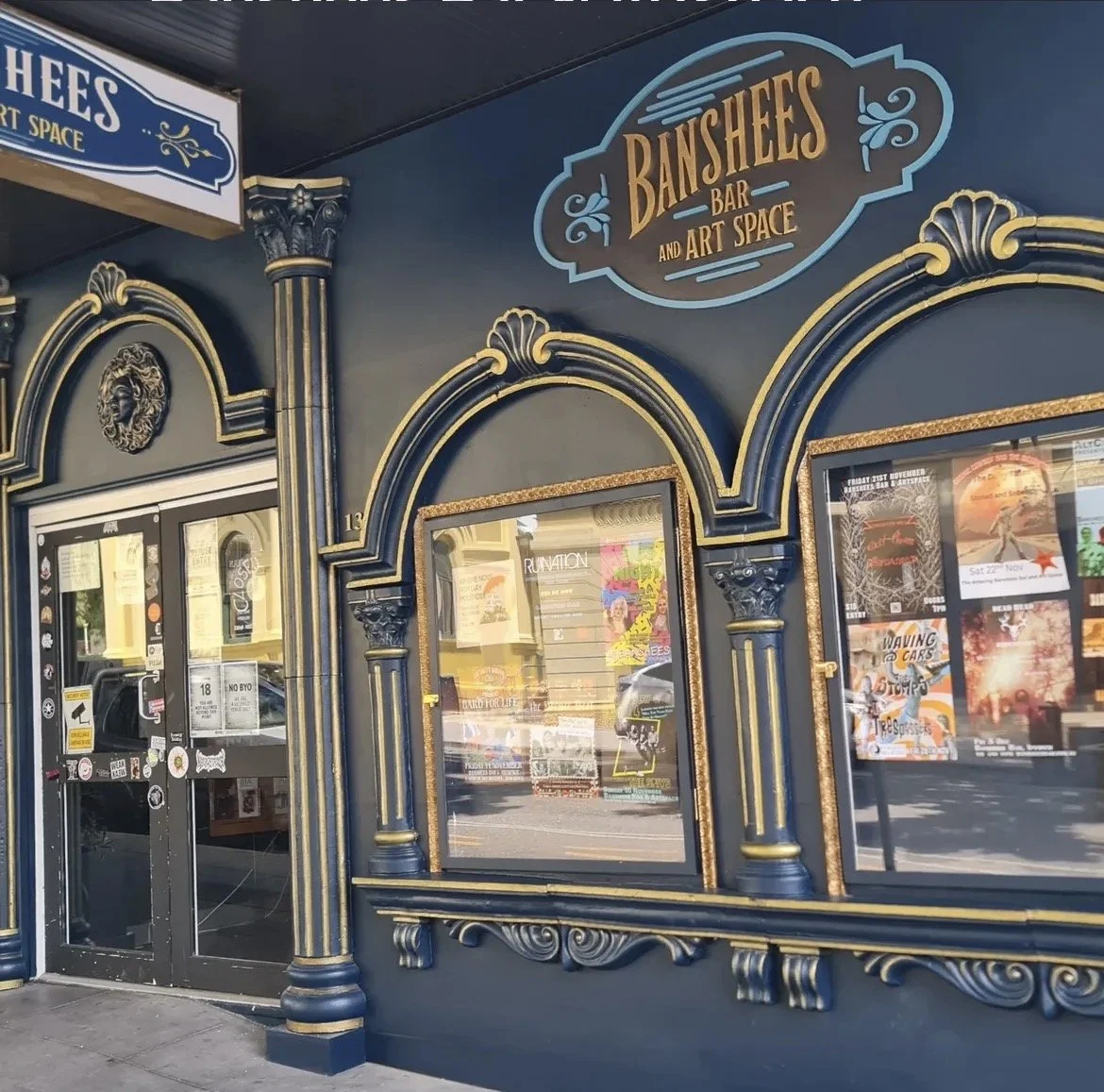 Banshees Bar & Art Space, Ipswich QLD.  Design and scenic