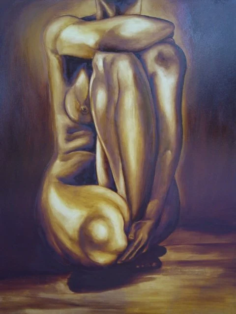 Serenity for Sandra.  Oil on canvas.  90 x110cm.  SOLD