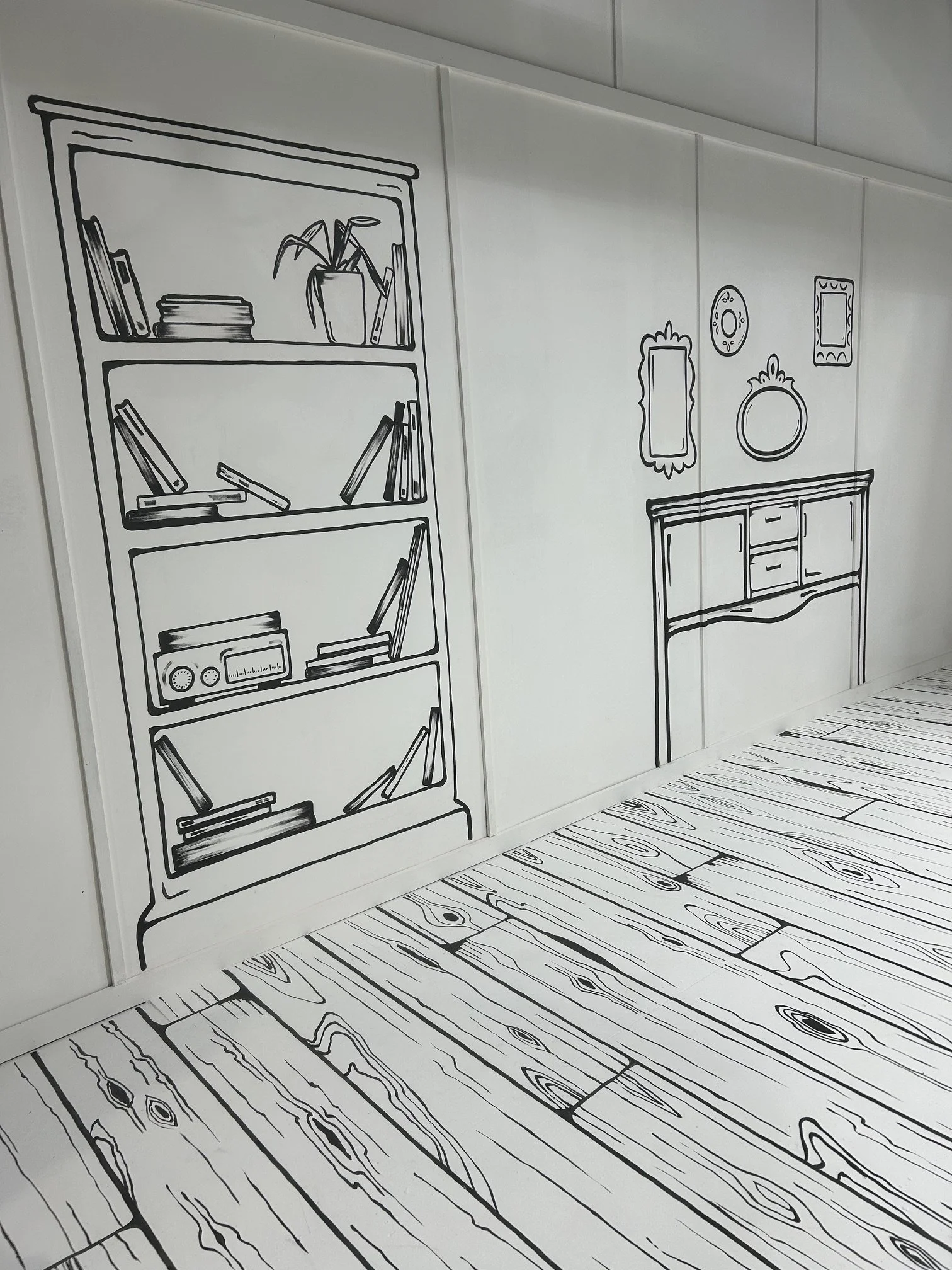 Life size cartoon house