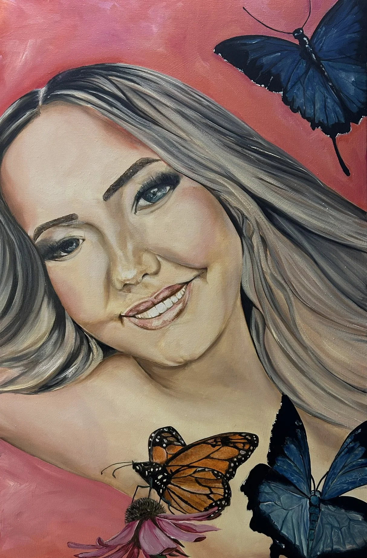 Jorja.  Oil on canvas, 60 x 90cm