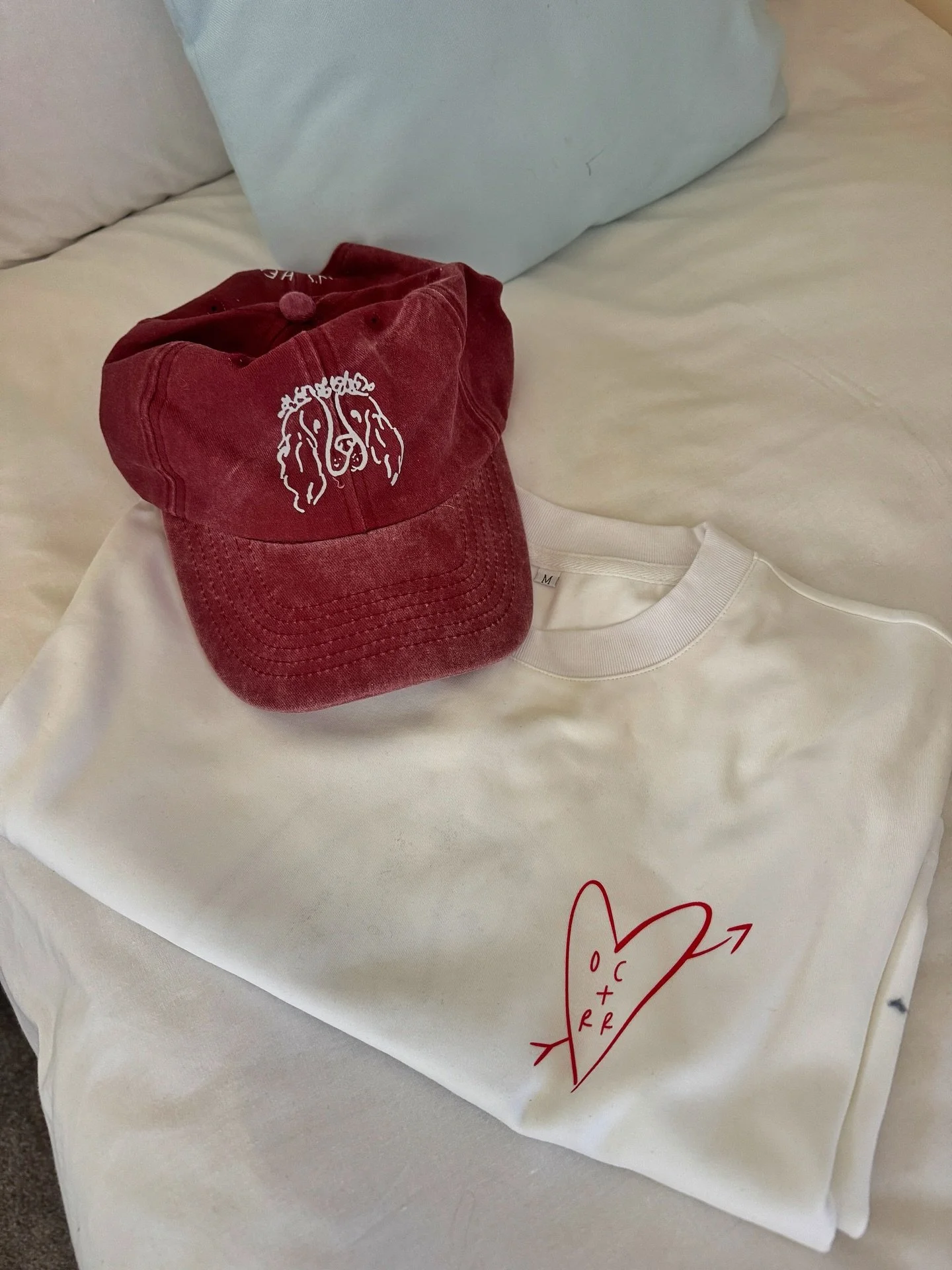 T-shirts &amp; caps for our girl Liv&rsquo;s hen. Featuring an illustration of Liv&rsquo;s dog Bertie as a bridesmaid. Classy merch for a classy hen 💛 #stayclassy