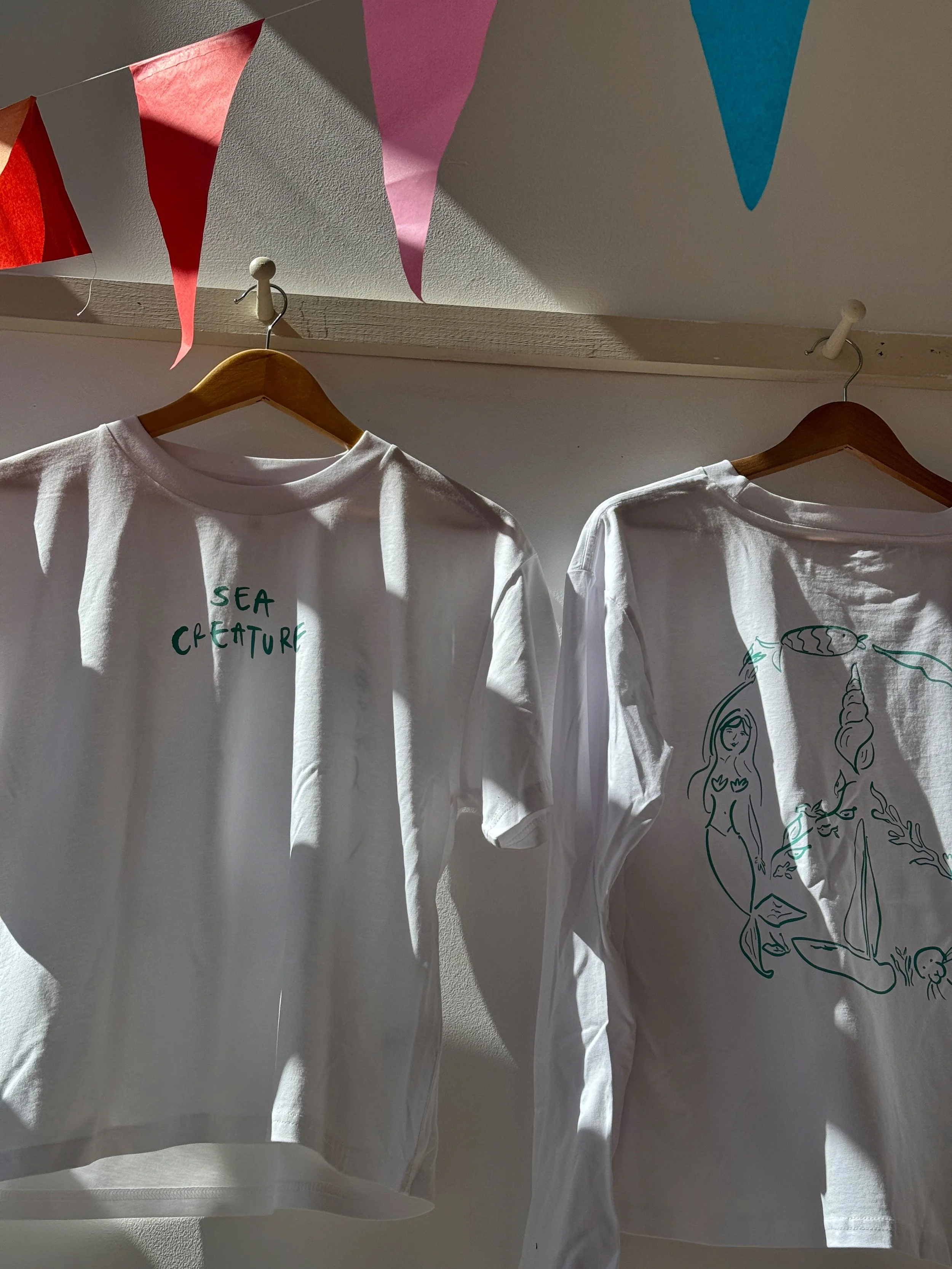 Screen Printed Sea Creature T-Shirts