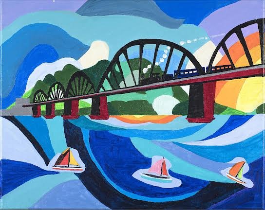 Hawkesbury River Railway Bridge  MEGA Print