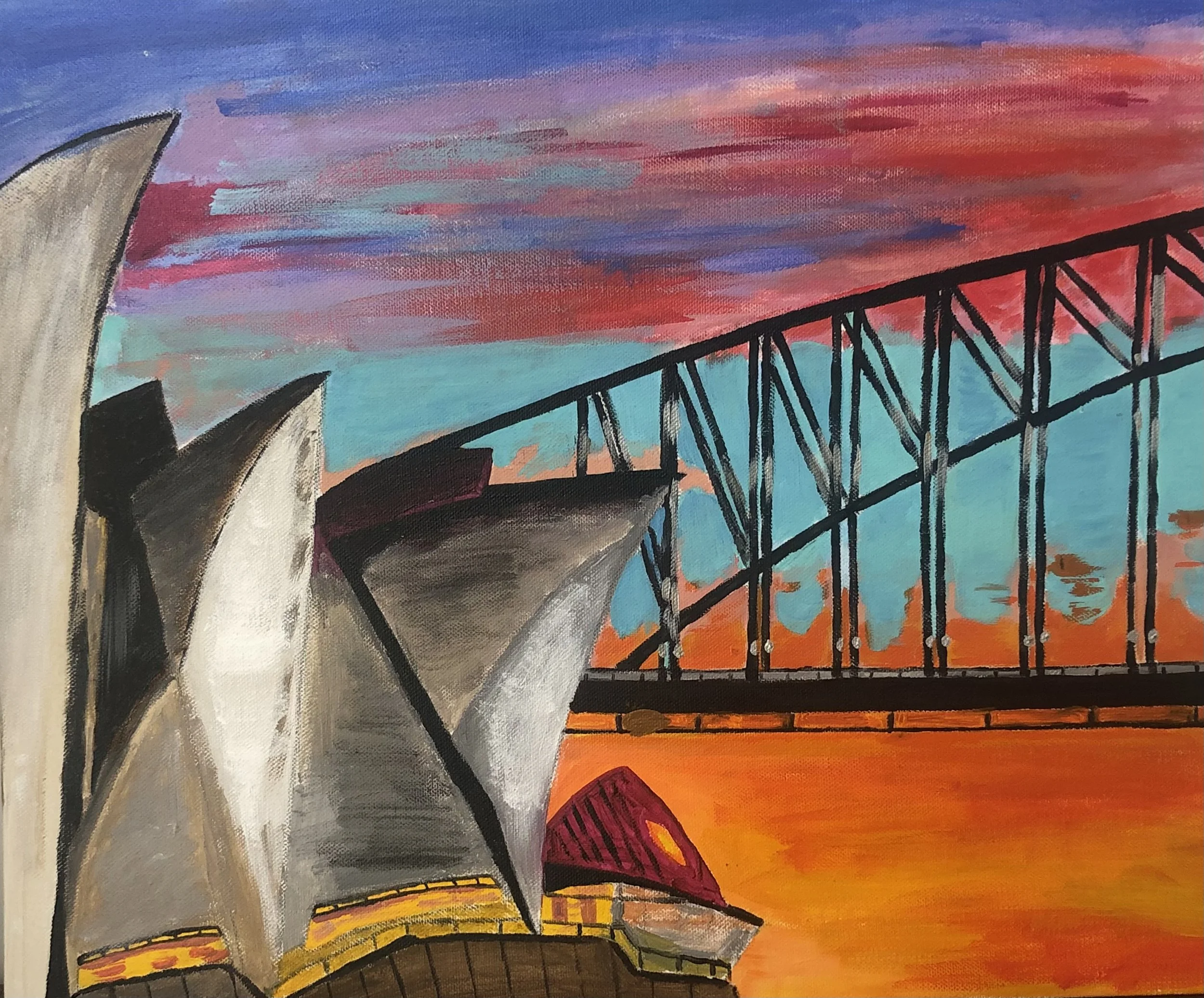 Sydney Harbour Bridge Extra -Giclee Print Unframed