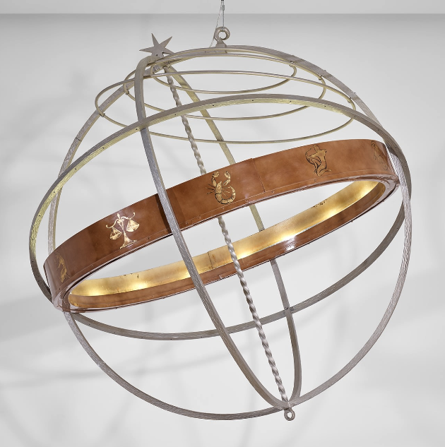 Marcel Coard Monumental ceiling light, from the Paul Cocteau residence, Champgault circa 1930 Image © Phillips