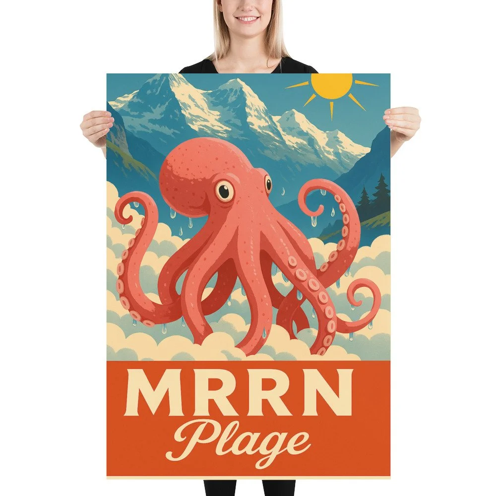 MRRN Plage: Oktopus. Illustration: Daniel Frei
