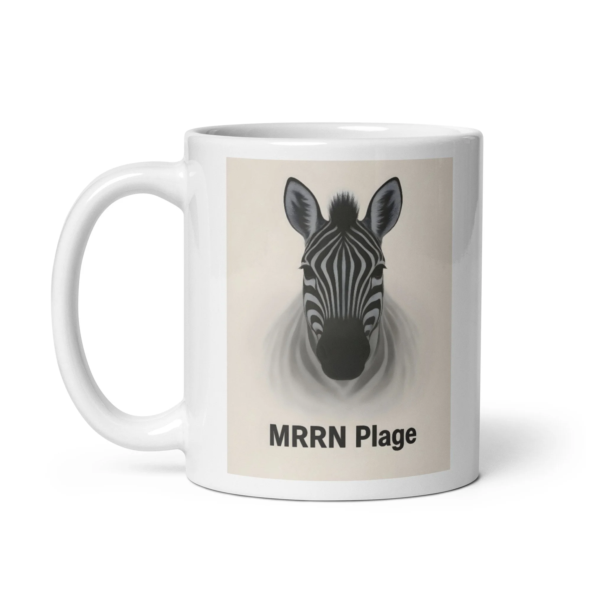 Zebra. Mug.