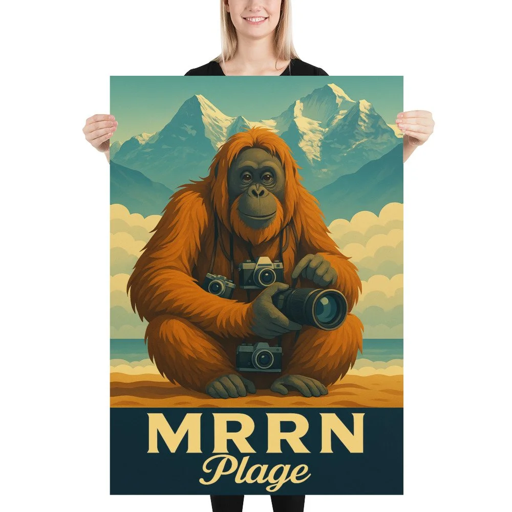 Orang-Utan. 70 x 100 cm.