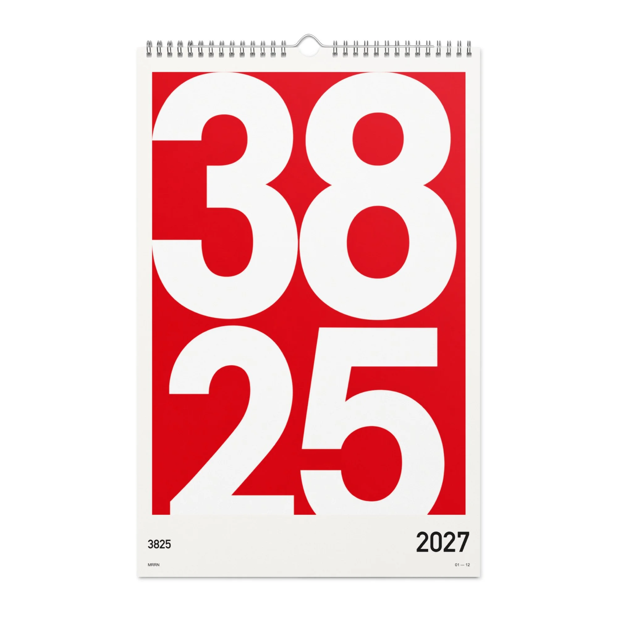 3825. Kalender 2027.
