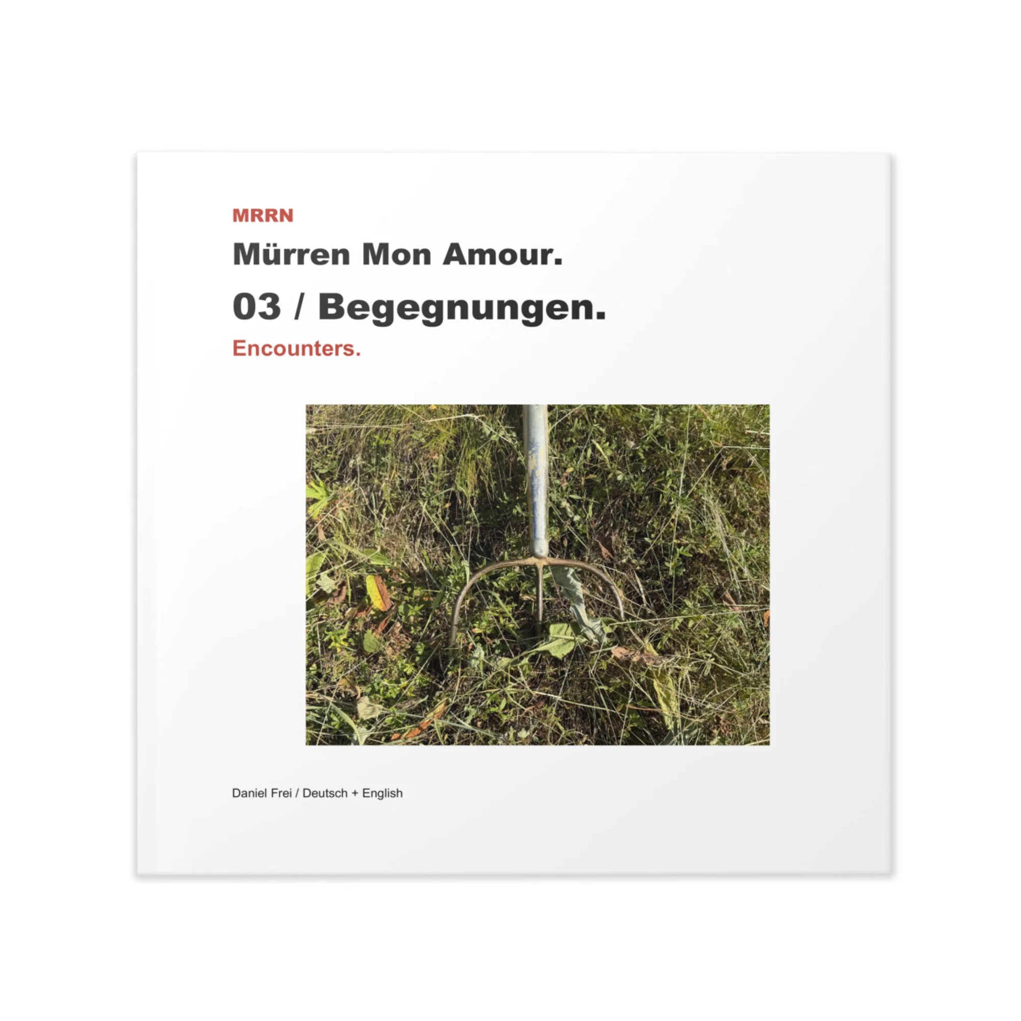 Vorderseite von Mürren Mon Amour – Begegnungen, Band 3: Heugabel im Gras.