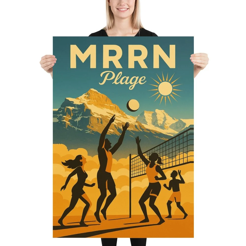 Volleyball. 70 × 100 cm.