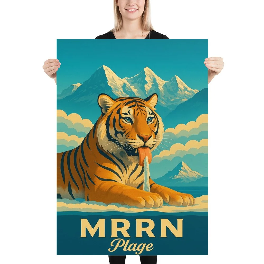 Tiger. 70 × 100 cm.
