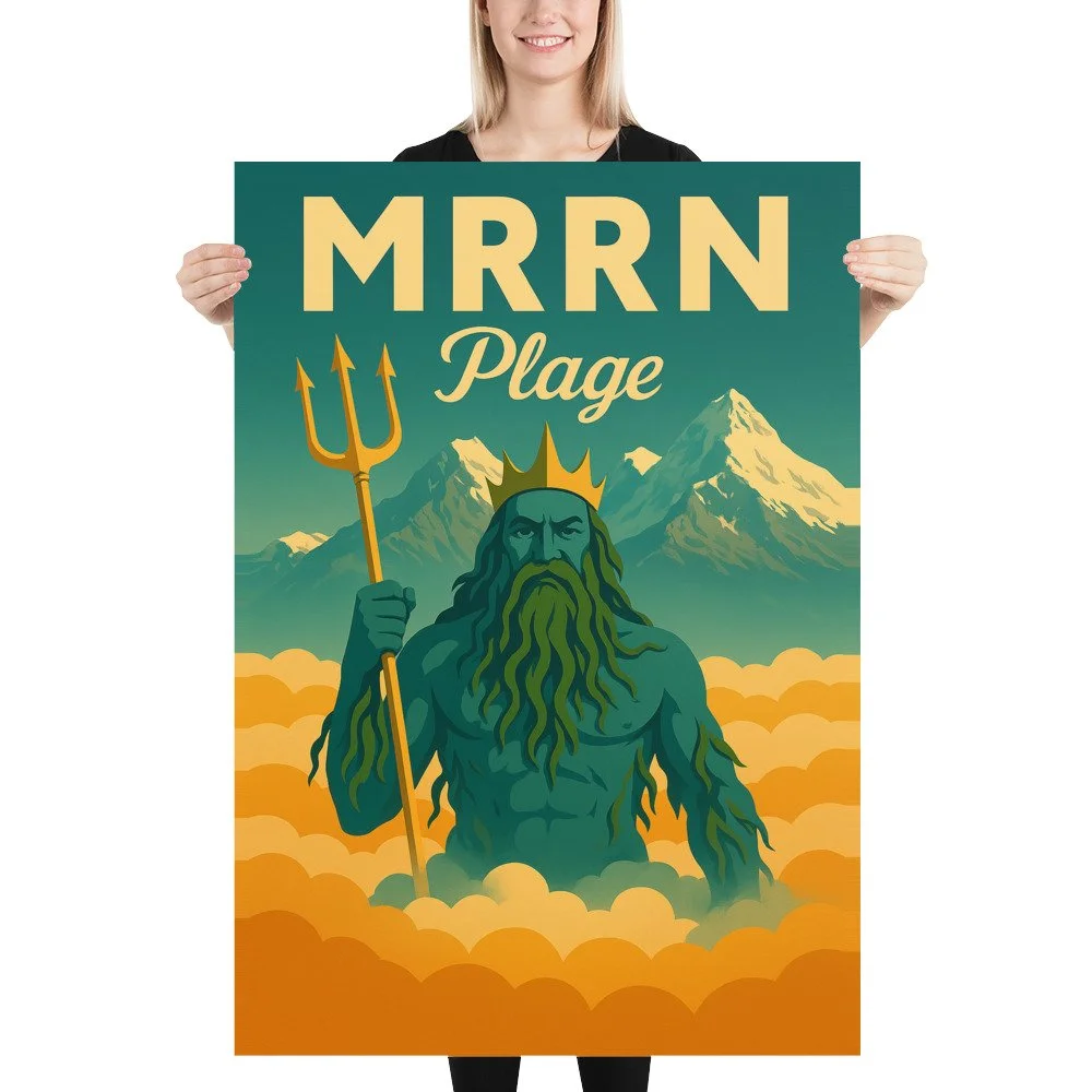 Neptun. 70 × 100 cm.