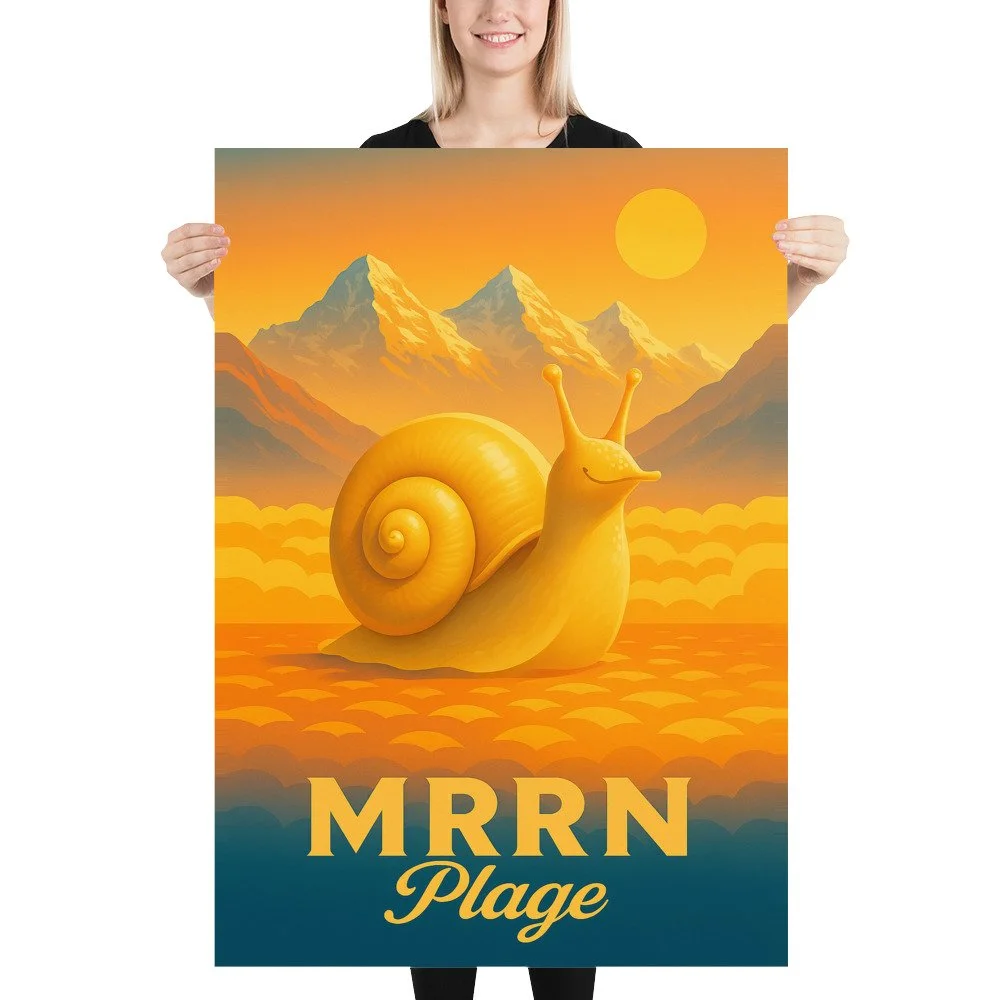 Schnecke. 70 × 100 cm.