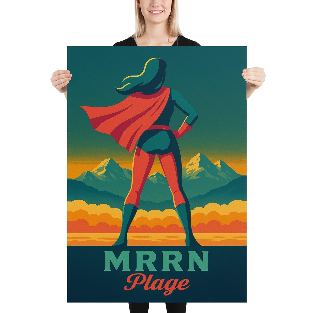 Superwoman. 70 × 100 cm.