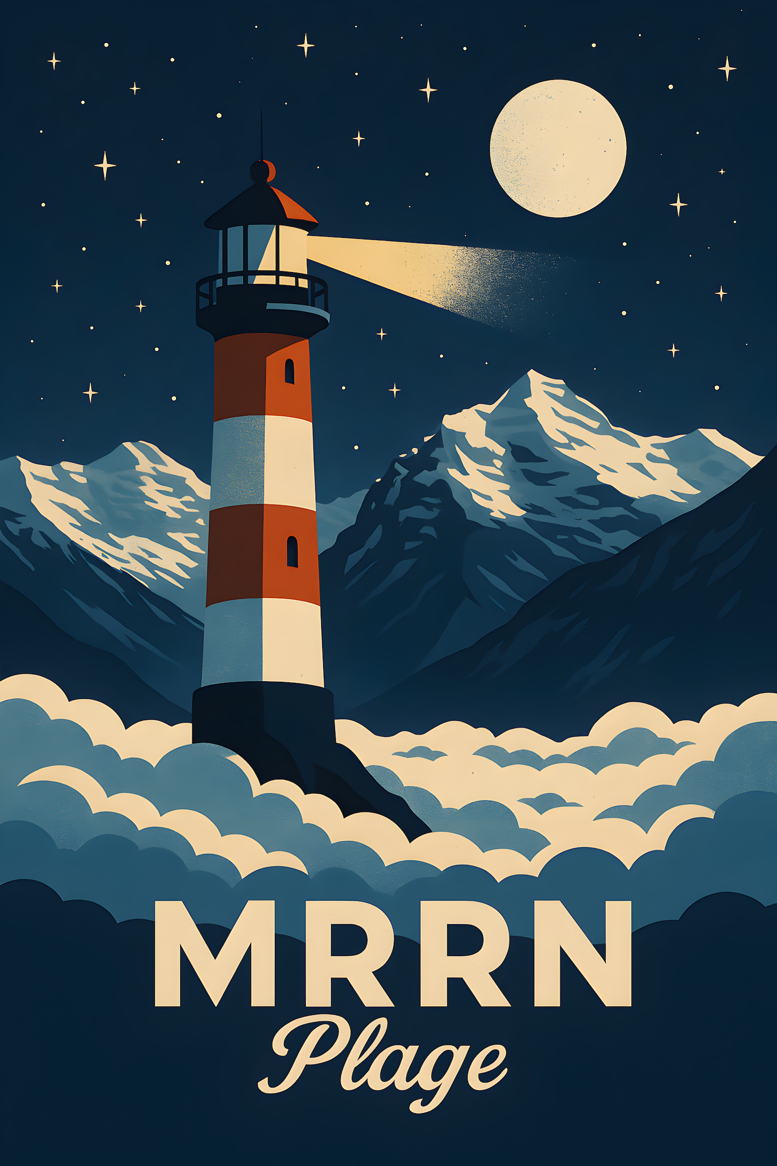 MRRN Plage: Leuchtturm von Daniel Frei