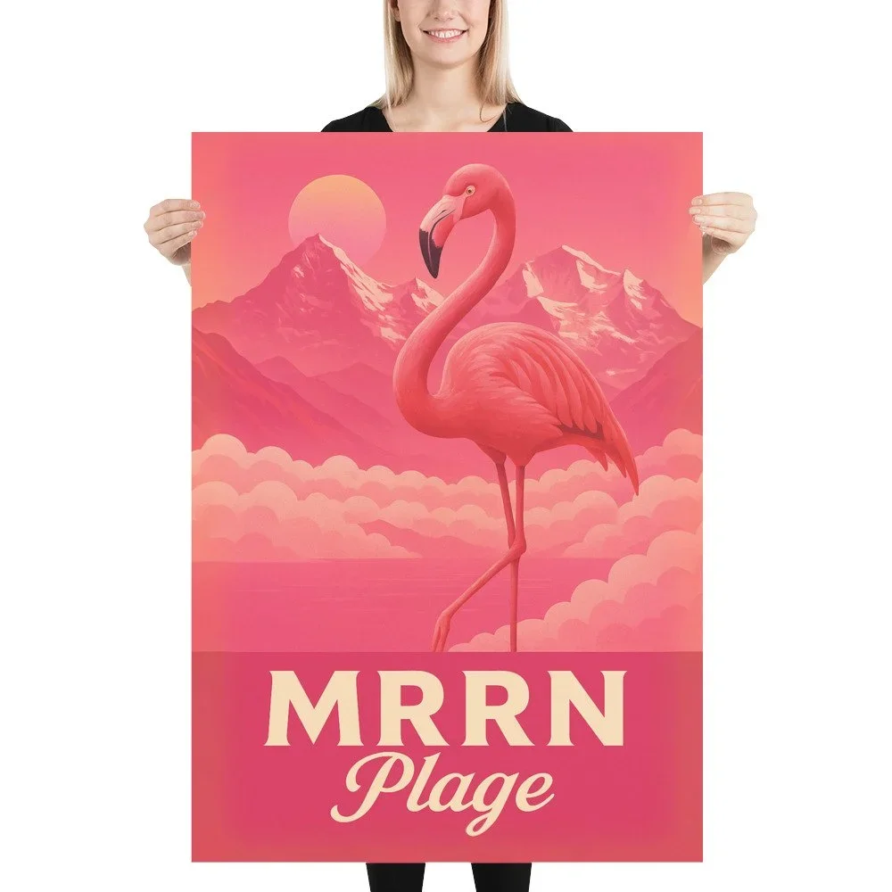 Daniel Frei. MRRN Plage. Flamingo.