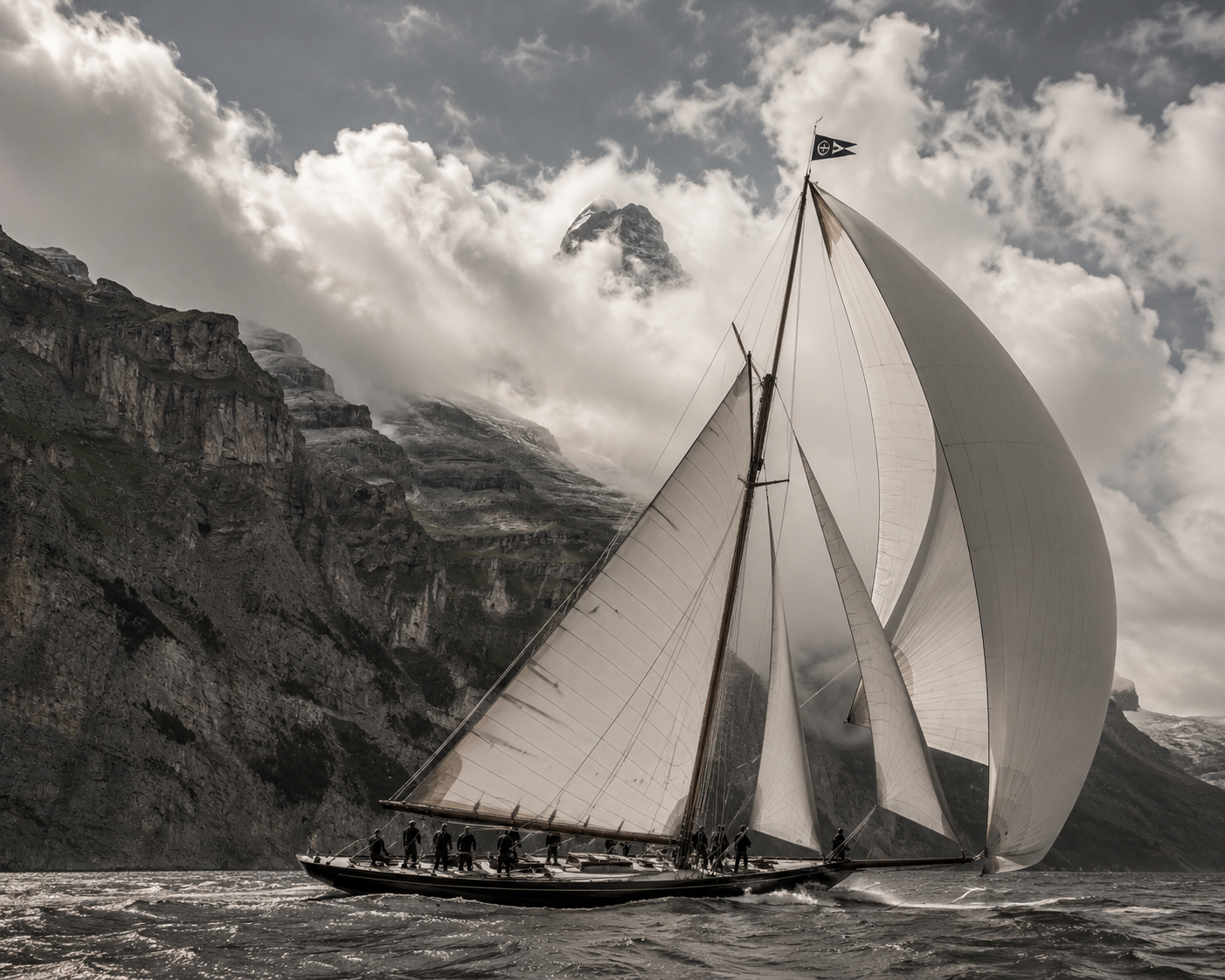MRRN Yacht Club: Schwarzmönch-Regatta. Fotografie/Illustration: Daniel Frei