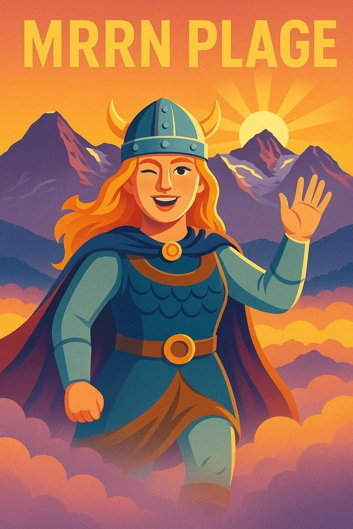 Wikingerin. Original. A0. Mit NFT. Annex.