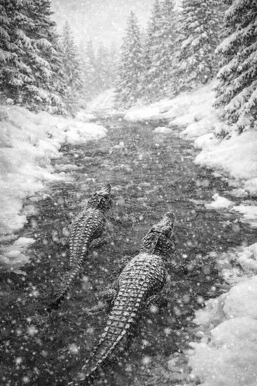 Krokodile.