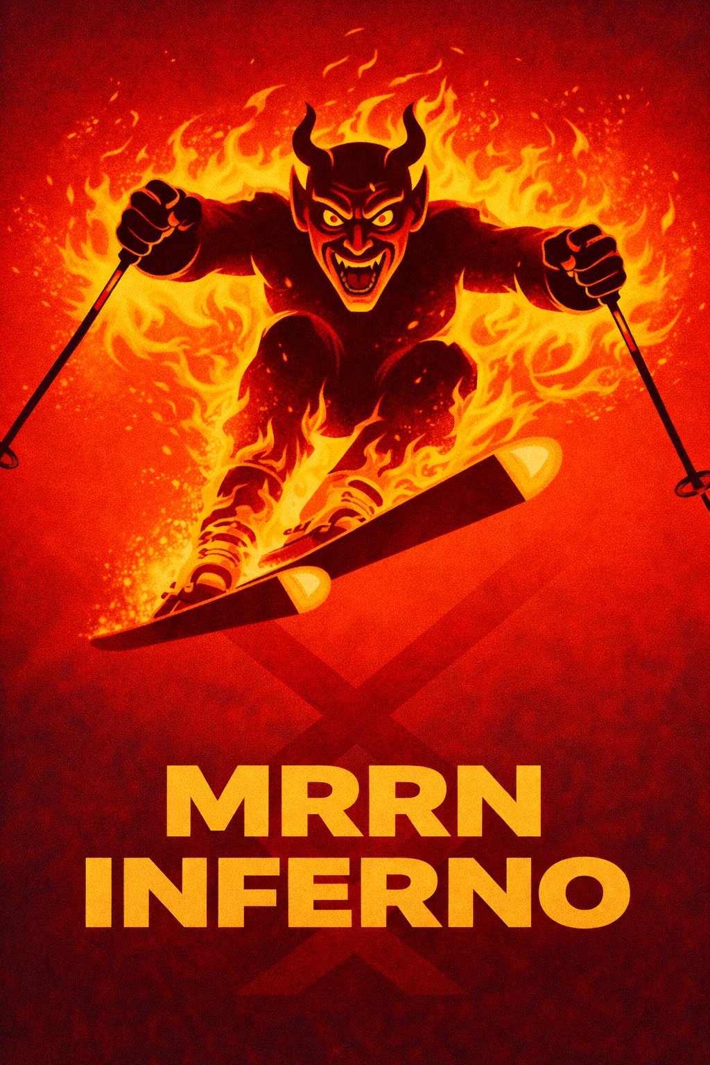 MRRN x Inferno Skirennen Mürren. Illustration: Daniel Frei