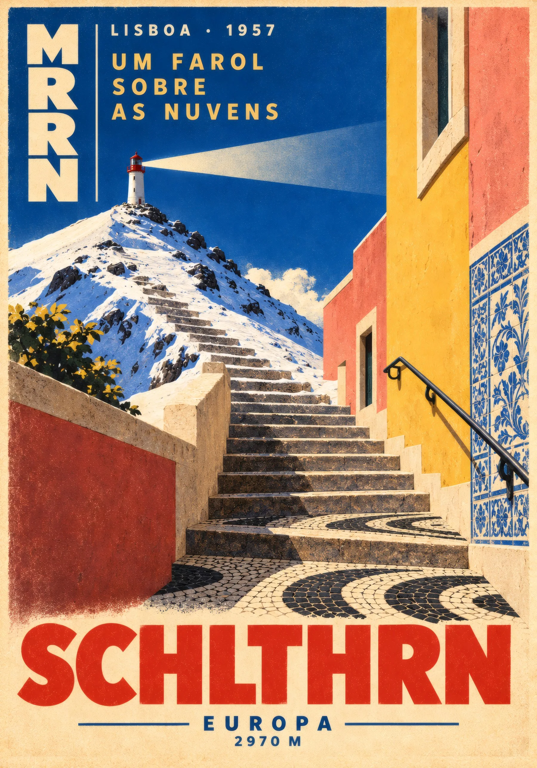 Lisboa 1957 · SCHLTHRN Abroad · 70 × 100 cm
