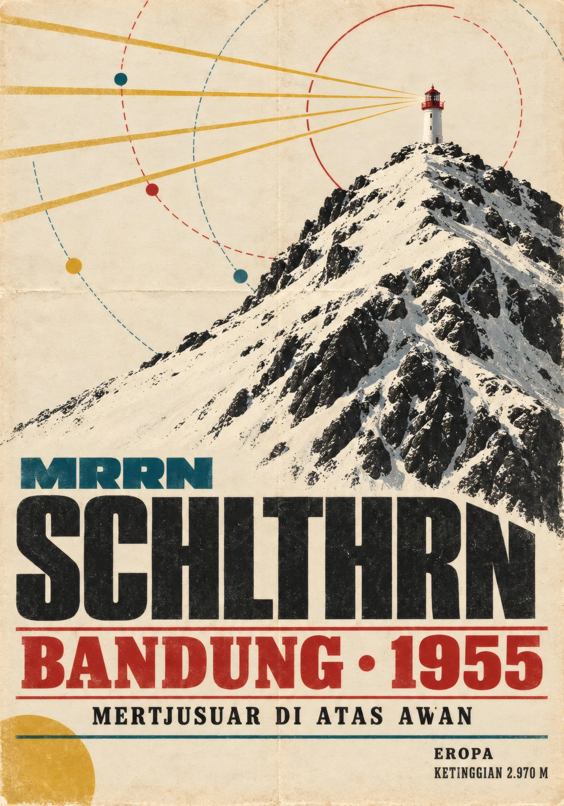 Bandung 1955 · SCHLTHRN Abroad · 70 × 100 cm