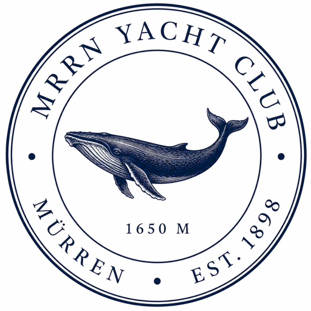 Logo MRRN Yacht Club, Mürren Illustration: Daniel Frei