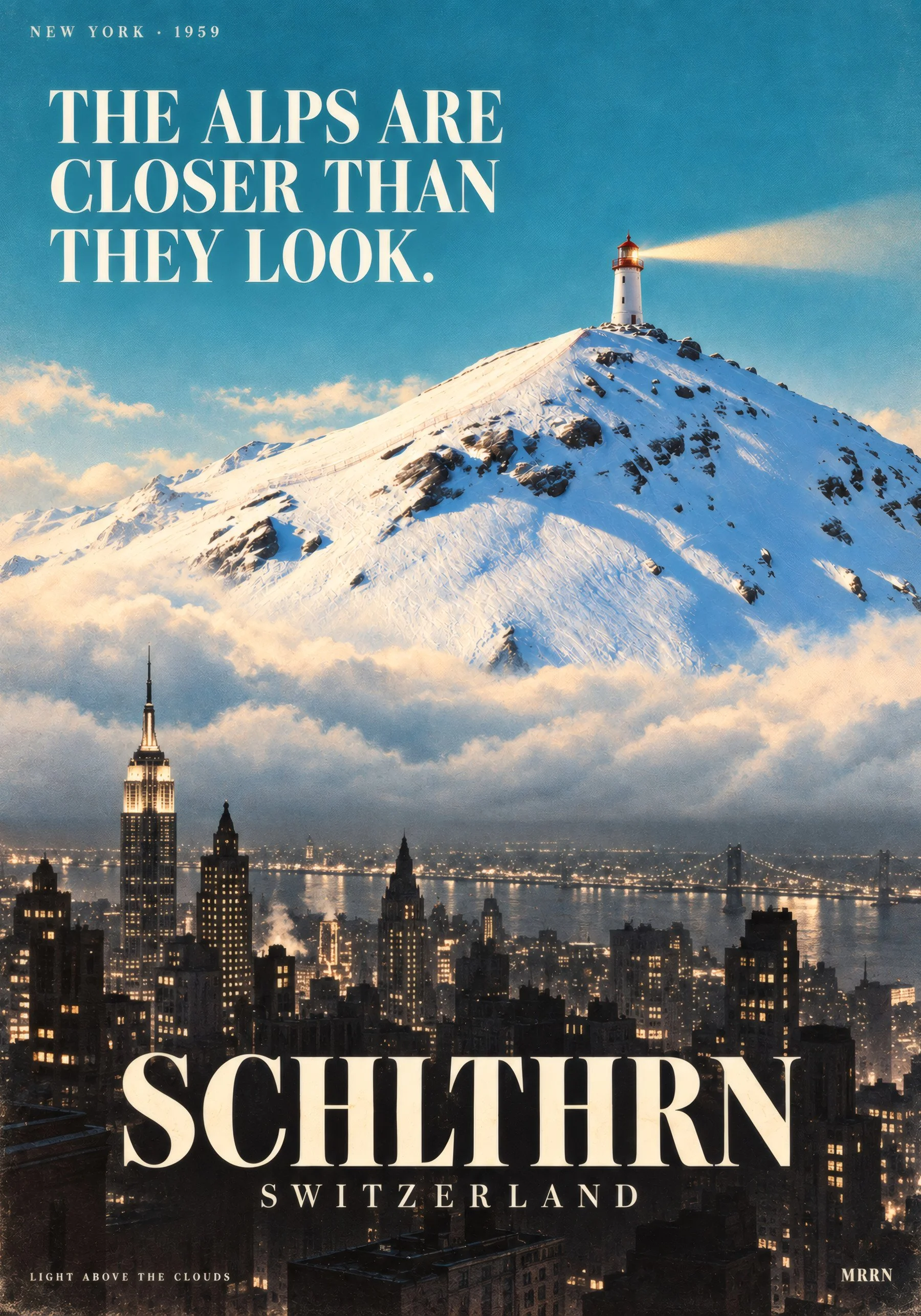 New York 1959 · SCHLTHRN Abroad · 70 × 100 cm