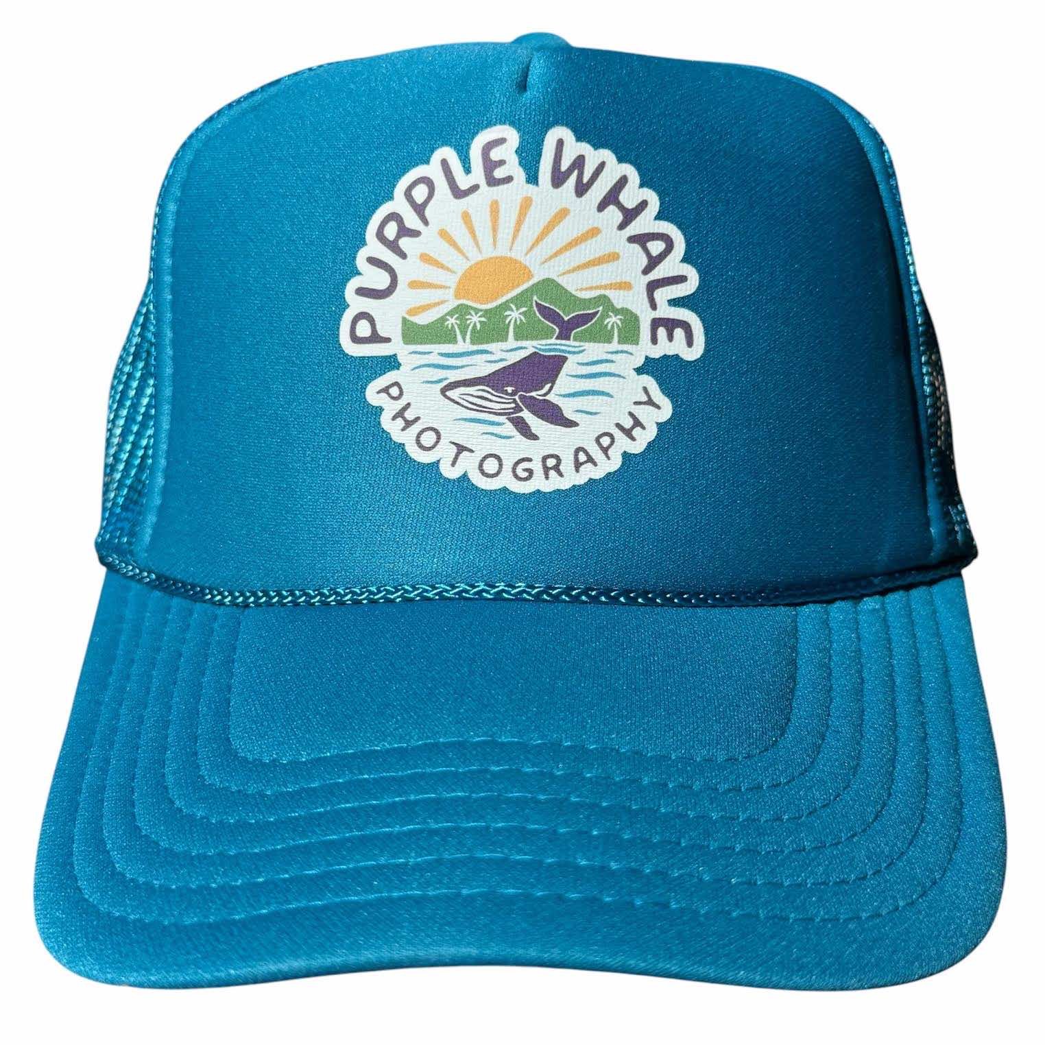 Foam trucker hat - Teal Blue