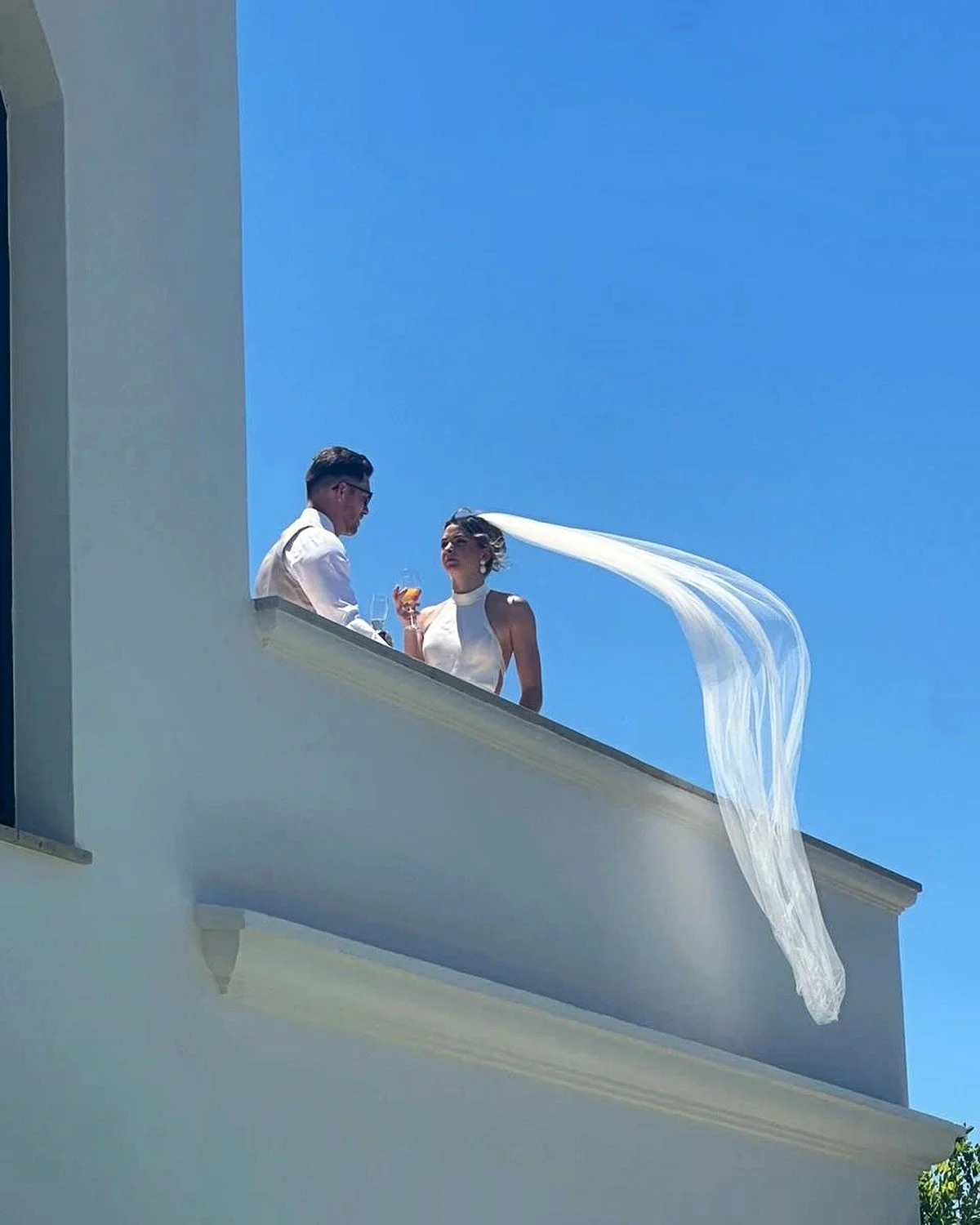 1 year ago we stood up on that balcony and tried to absorb everything that was so special about our day. I wish we could do it all over again.

This year has thrown us a couple of challenges, but it&rsquo;s shown me exactly why you were the man I sai