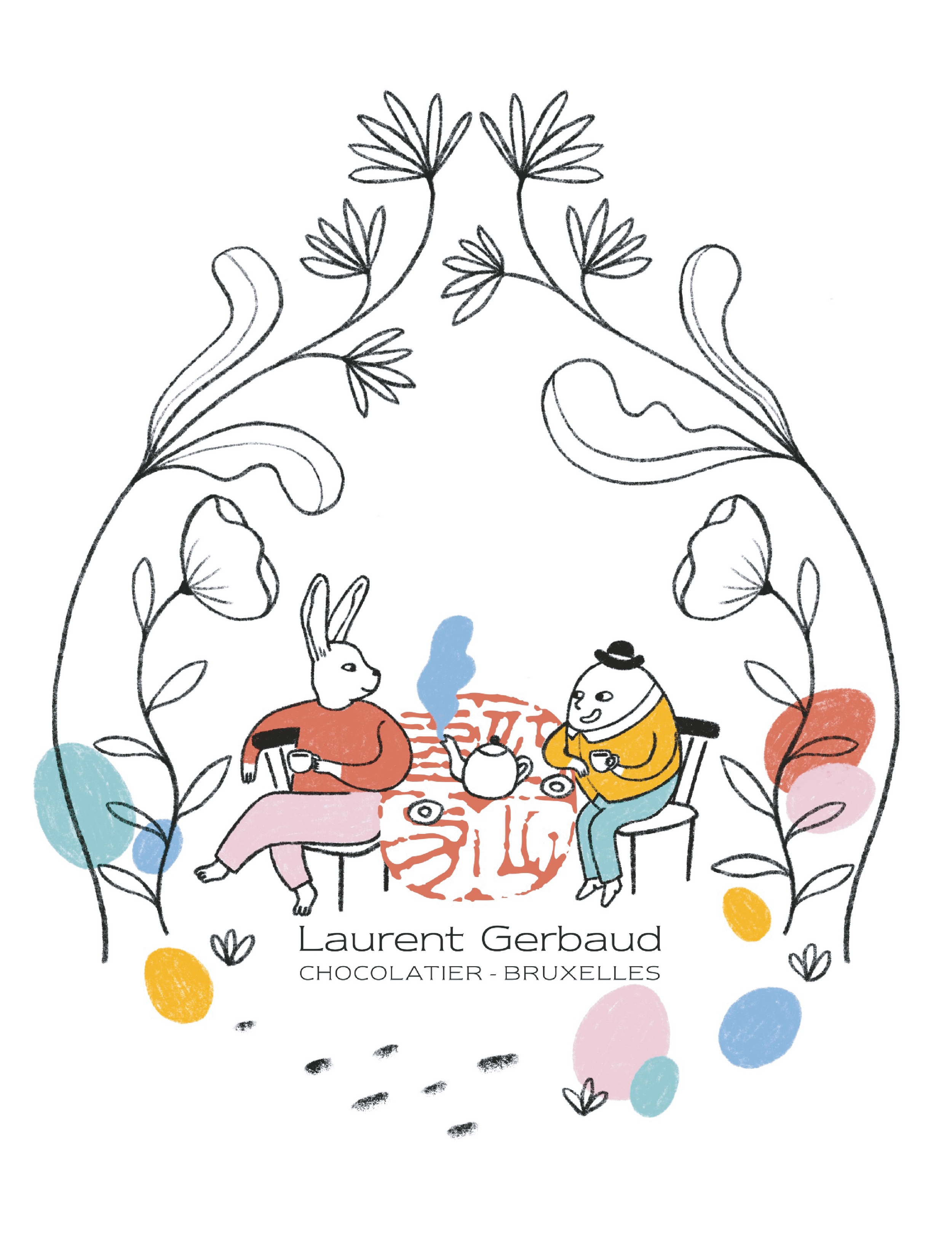 front illustration of the packaging for laurent gerbaud