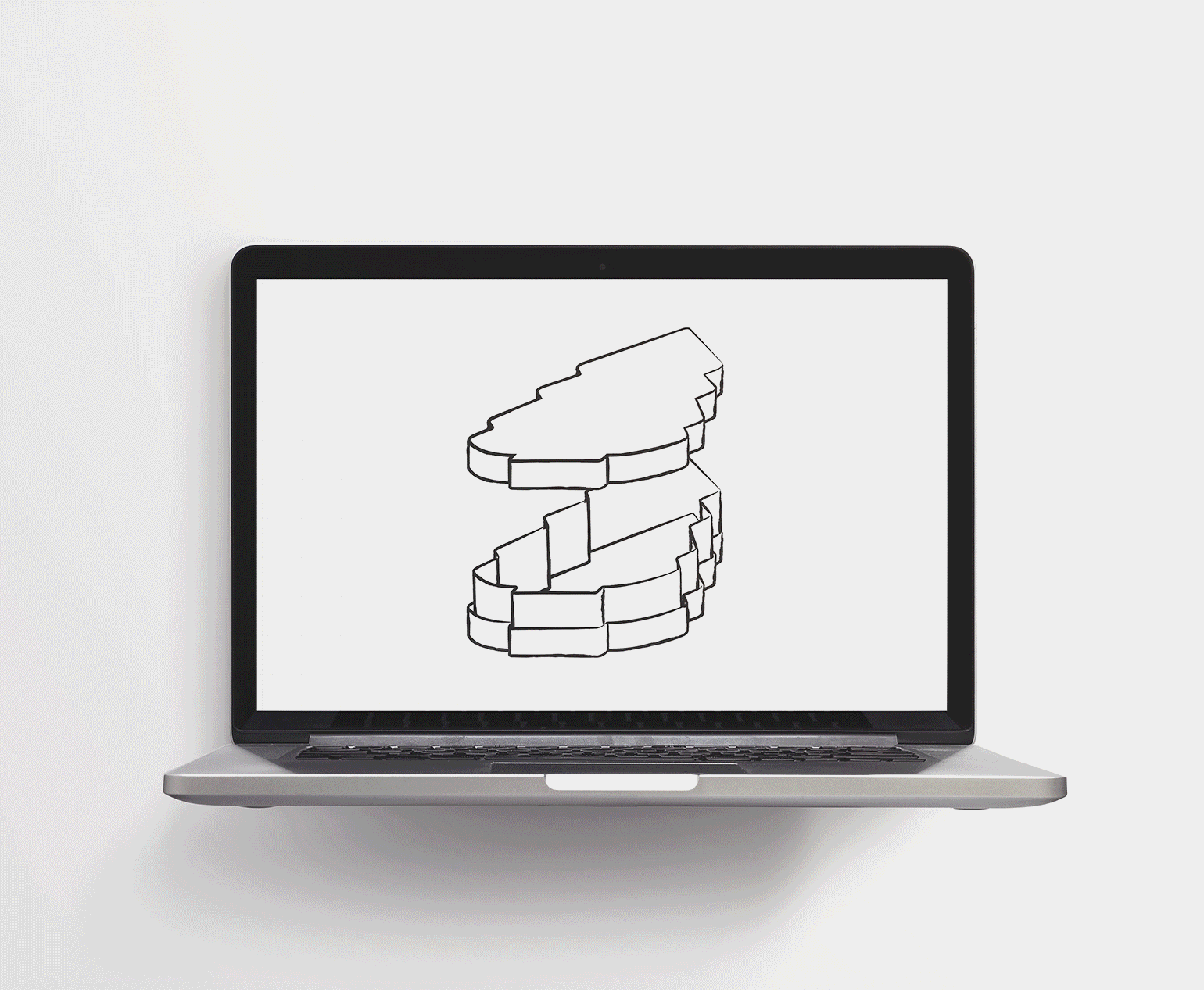 computer images of process of blister and packaging design