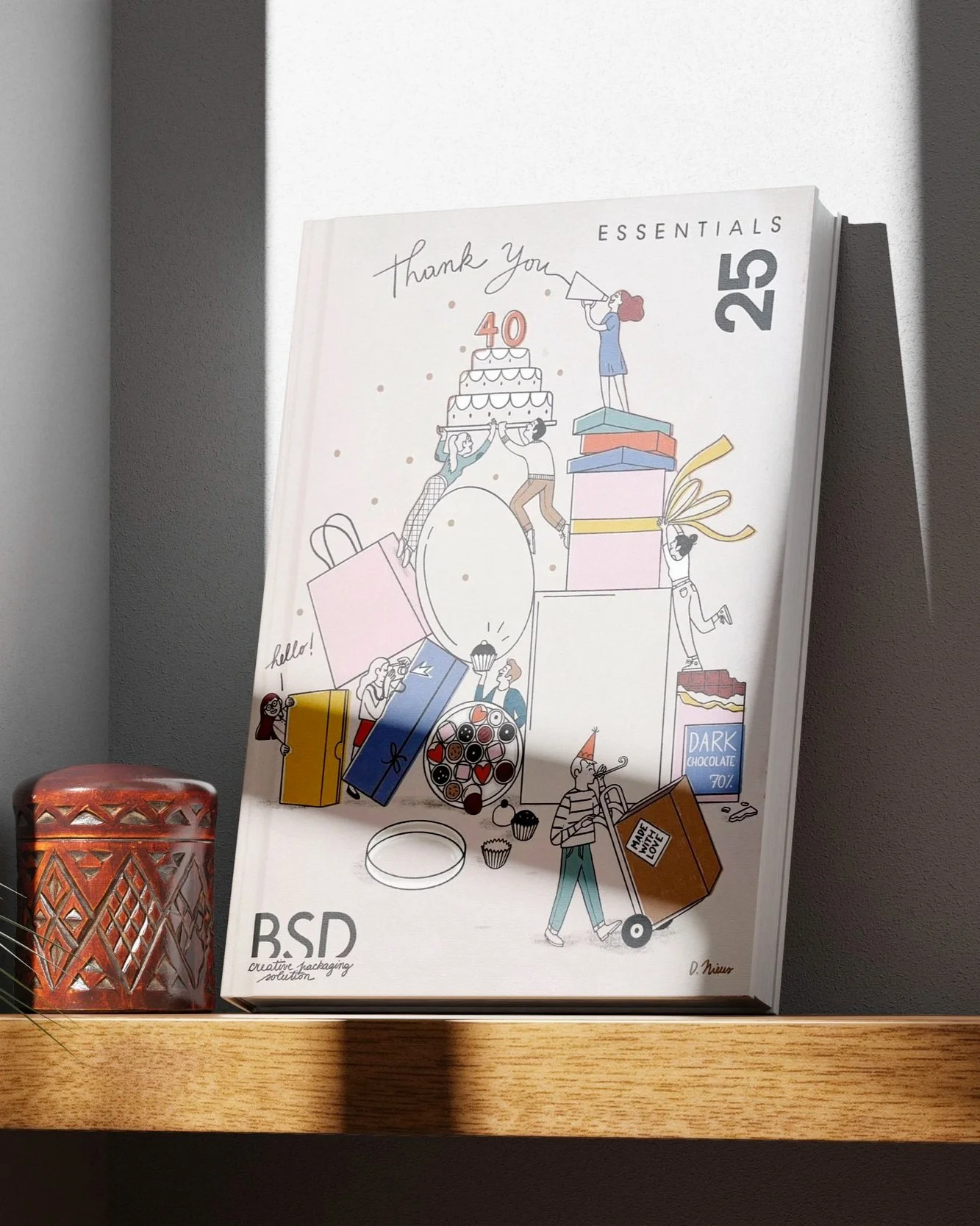 result of cover illustration for 40 years BSD