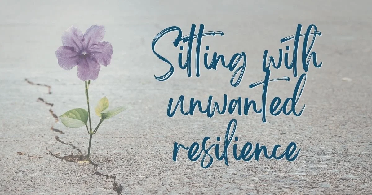 Sitting with unwanted resilience&nbsp;